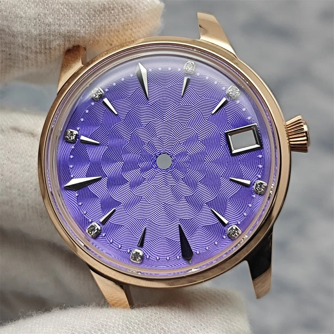 33mm Bubble Crystal Women's Cocktail Steel Watch Case for NH35/NH36/4R35A/4R36A
