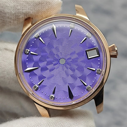 33mm Bubble Crystal Women's Cocktail Steel Watch Case for NH35/NH36/4R35A/4R36A