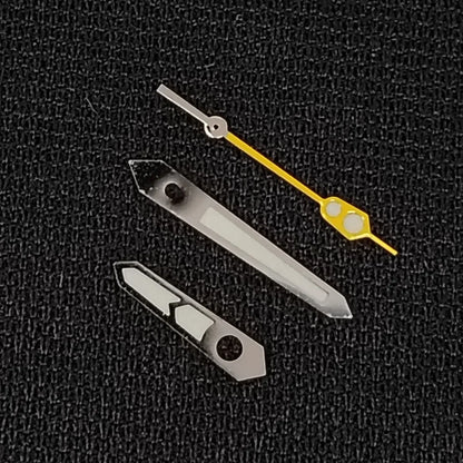 Super Luminous Needle Silvery Yellow  Watch Hands  Fit for NH35/NH36/4R/7S