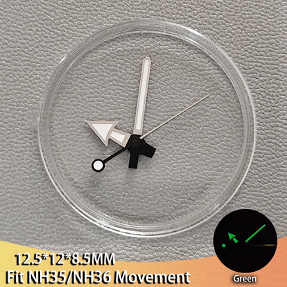 Various Styles Watch Hands Pointers Green Luminous For NH35 NH36 Movement