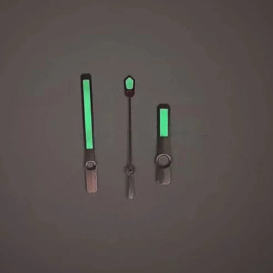 Green Luminous Set for NH35/36/4R/7S 3 Pins Silver/Rose Gold Watch Hands