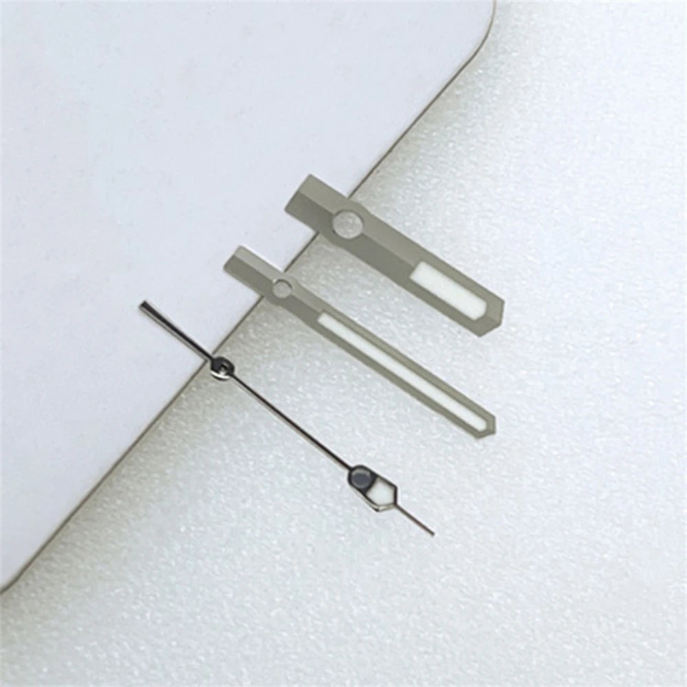 Green Luminous Watch Hands Set for NH34 NH35 NH36 Modified 3Pins Pointers