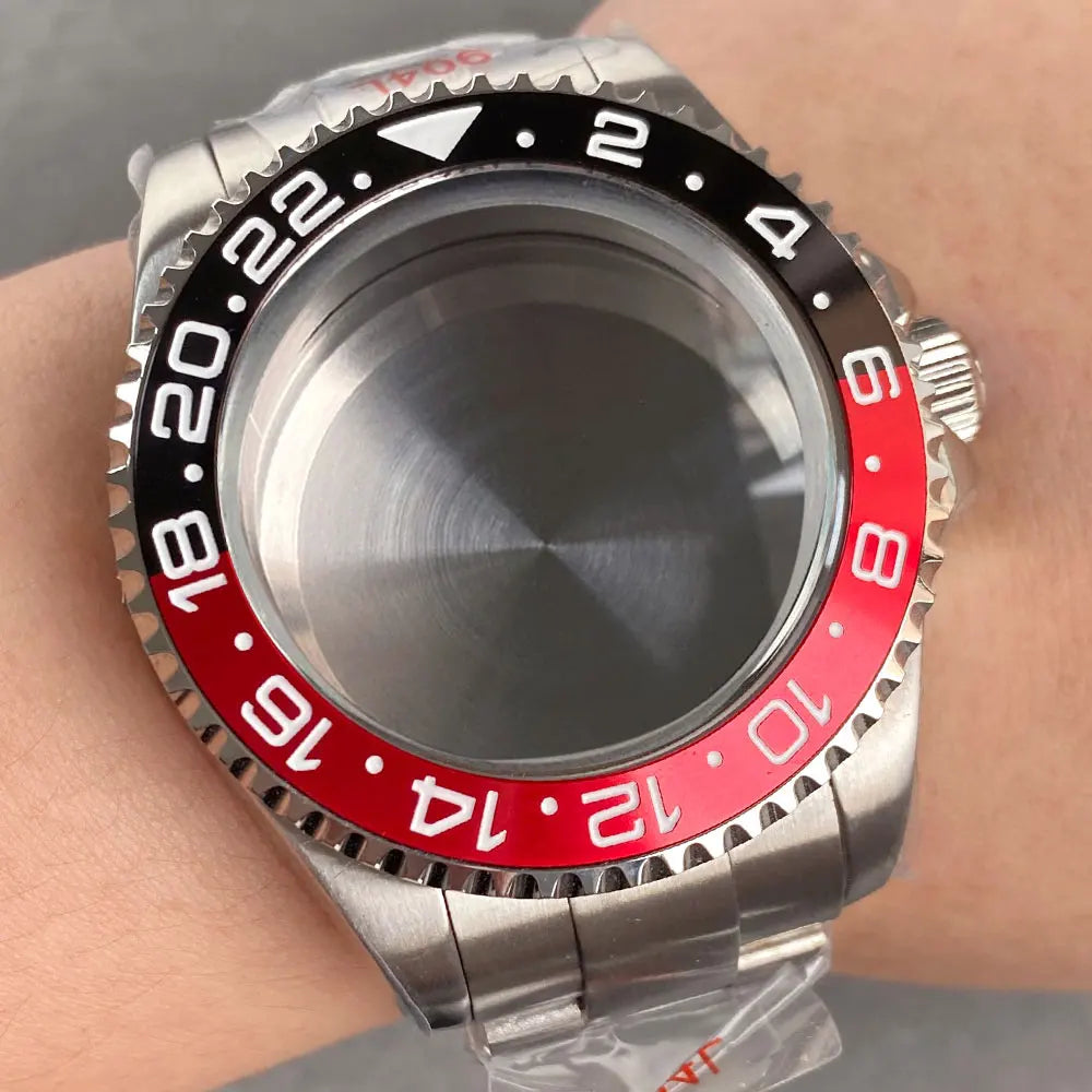 43mm Watch Case with Sapphire Fit DEEP Sea Homage for NH34/35/36 ETA 2824 2836