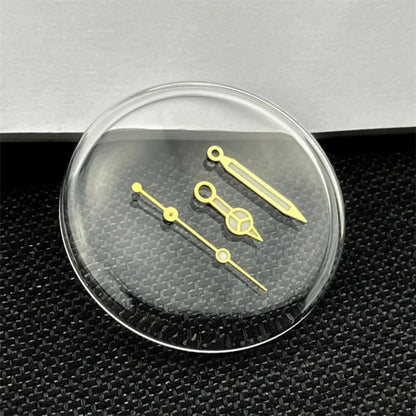 Set Blue Luminous Polished Gold Sliver Watch Hands for NH34/NH35/NH36/4R35/4R36