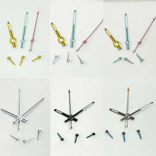 6 Pins Watch Hands for VK63 Quartz Replacement Green Luminous