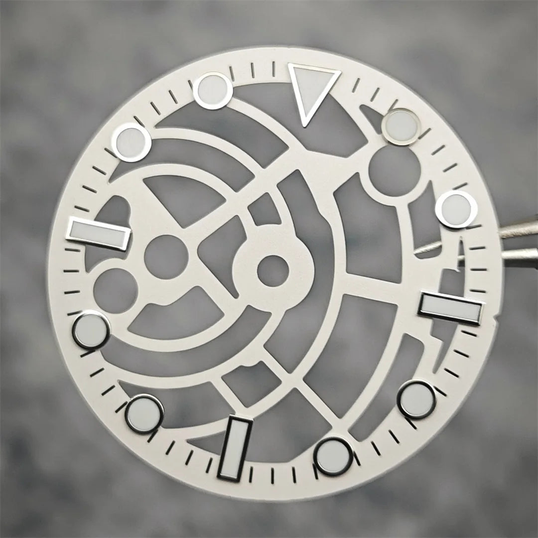 28.5mm Hollowed Surface with BGW9 Strong Luminou Watch Dial for NH36/NH35/NH70