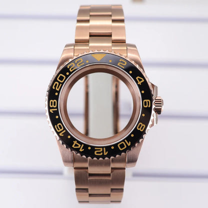 40mm Watch Case For NH35 NH36 NH70/8215/Eta2824 PT5000 NH34 Sapphire Glass