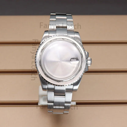 40mm Watch Case 20mm Strap Sapphire For NH35 NH36 NH34/38 8215 2824 PT5000
