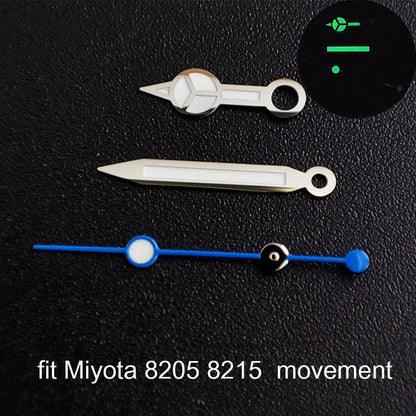 Watch hands green luminous hands fit NH 35 NH36 ETA 2836 2824 Miyota 8205 8215 movement