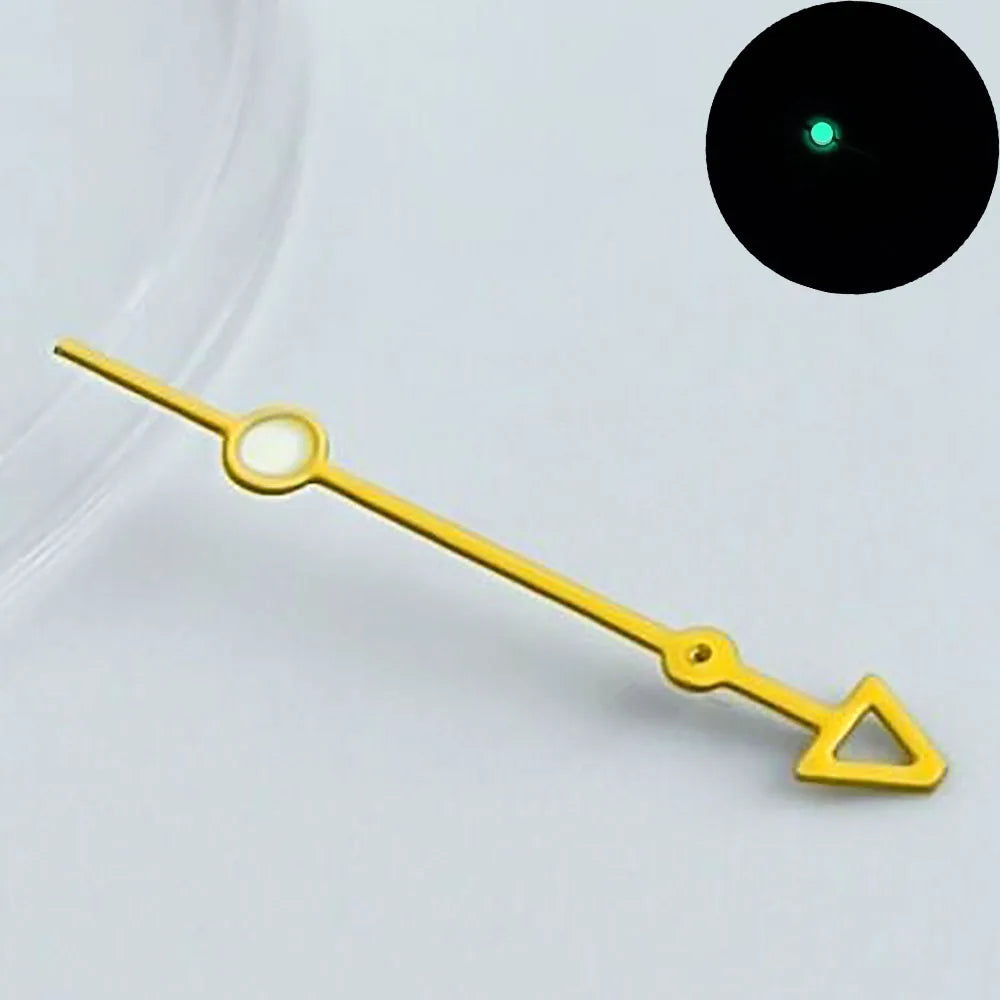 Watch pointer green luminous fit NH34 NH 35 NH36 movement watch hands refit watch Personalized second hand