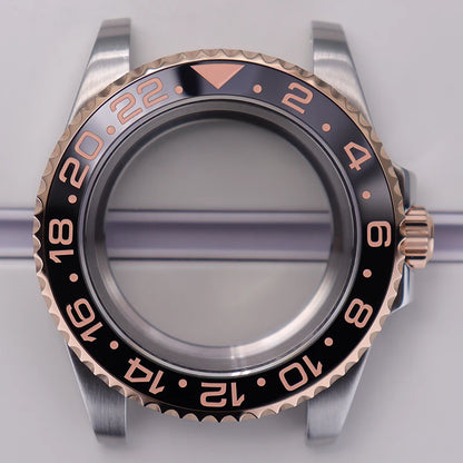 40mm Watch Case For NH35 NH34 NH36 NH70/Miyota8215/Eta2824 PT5000 Slide Buckle