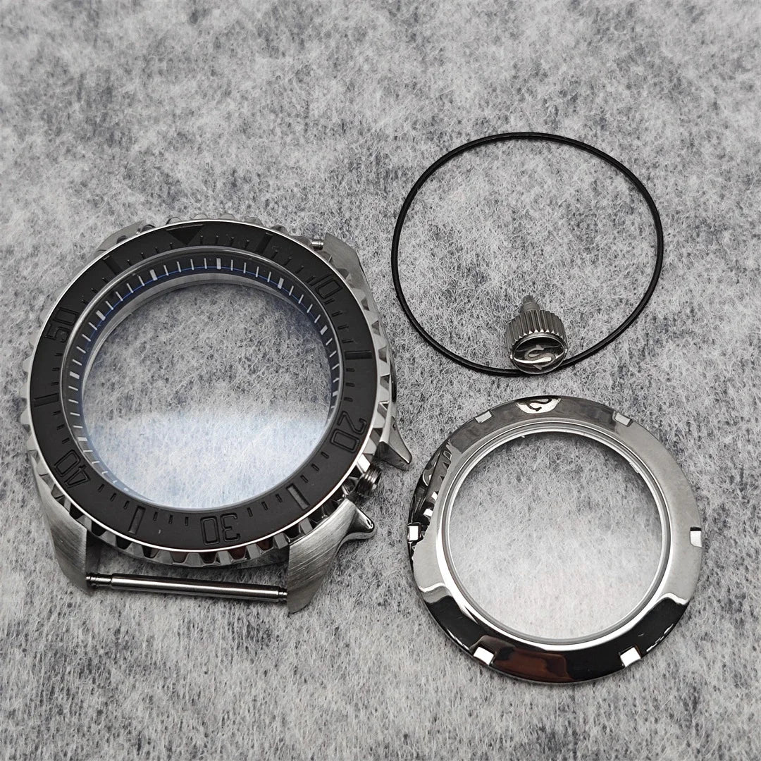 42MM Watch Case SKX Case with Sapphire for Seiko 007  Fits NH35 NH36 Movement