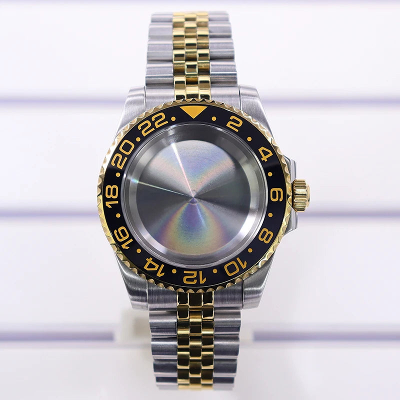 40mm Watch Case Sapphire For SUB Nh35 GMT Nh34 Nh36 Nh70 Nh72 2824 Miyota8215