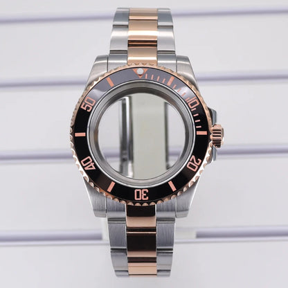 40mm Cases For NH35 NH34 NH36 NH38 NH70 Miyota8215 Eta2824 Unidirectional Bezel