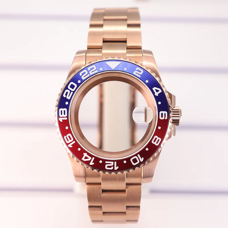 40mm Watch Case For NH35 NH36 NH70/8215/Eta2824 PT5000 NH34 Sapphire Glass