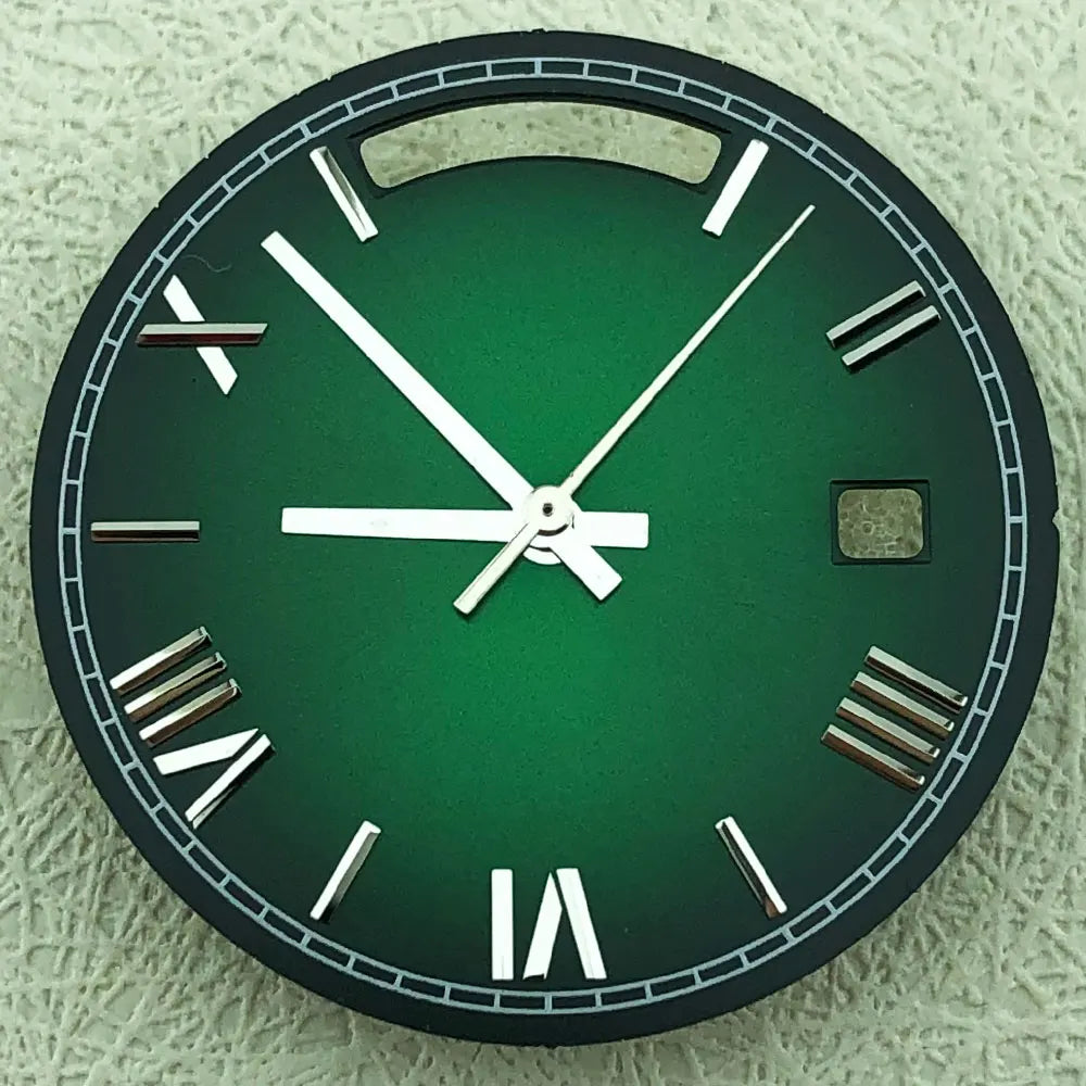 Modified 31mm Calendar Roman Numeral Multicolor Watch Dial For 8285 Movement