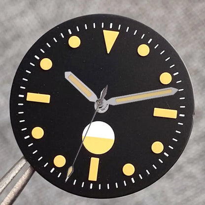 29mm Black Luminous Dial Fit 50-Fathoms Style NH35 NH36 2824  SKX007 movement