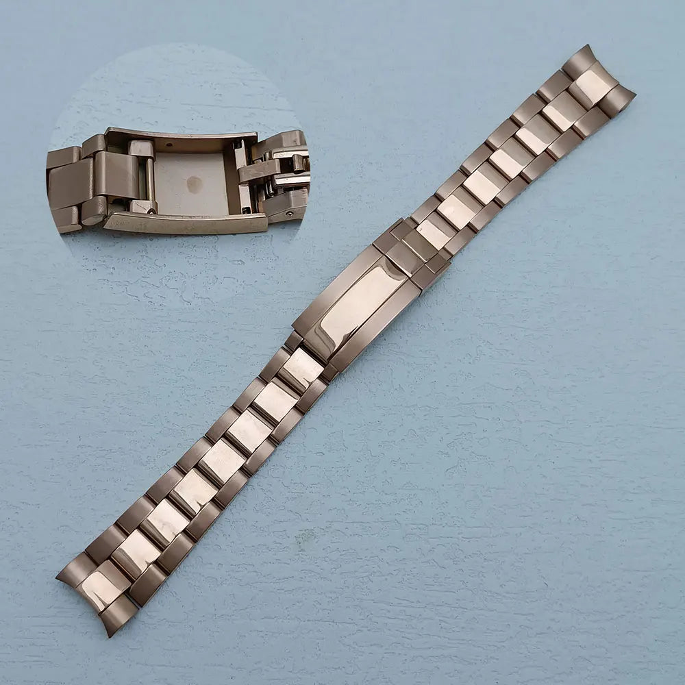 39.3mm Watch Case Stainless Steel DTN Color Diamond Bezel for VK63 Personalized