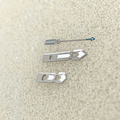 Modified Silver Trim Green Luminous Watch Hands for NH34 NH35 NH36 NH70 Movement