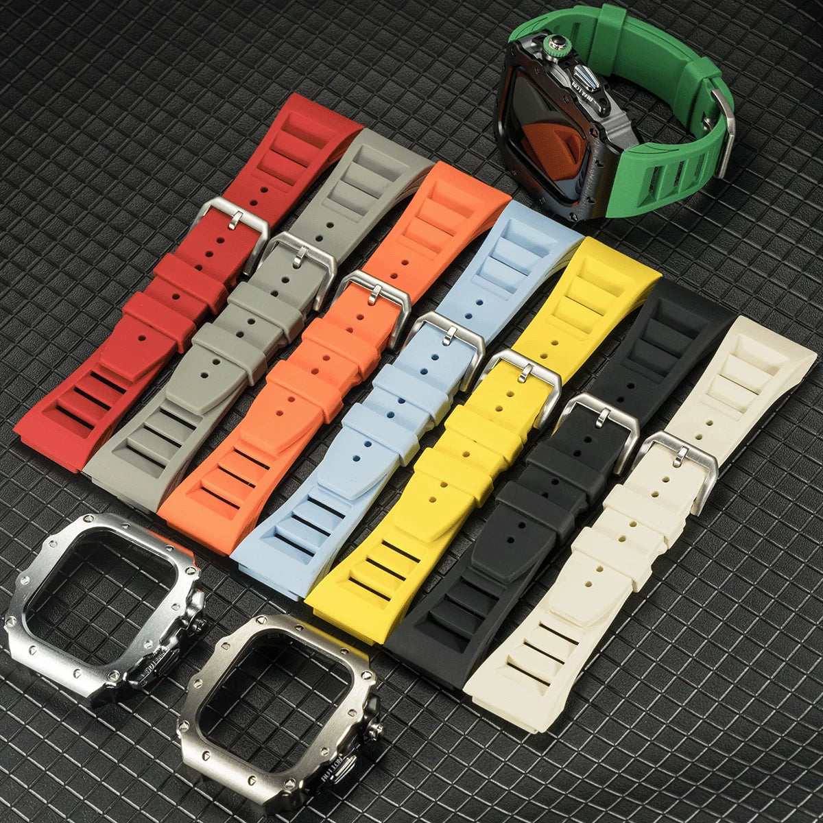 Luxury Kit for Apple Watch 10 46MM Stainless Steel Case IWatch Series 9 8 7 6 5