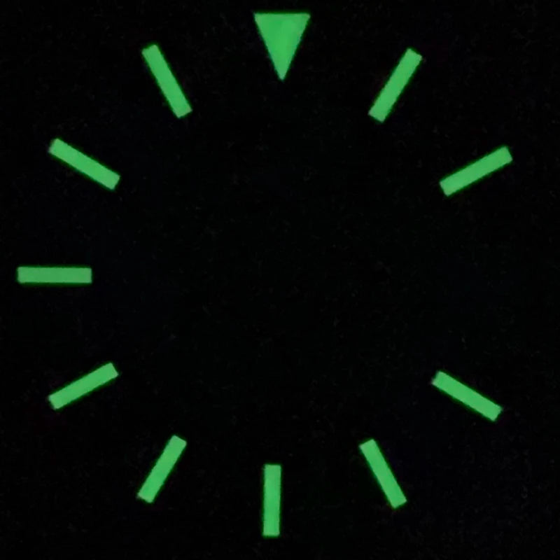 28.5mm NH35 Dial S Logo Dial 3D Ripples Watch Dial For NH35/NH36 Vertical Lines