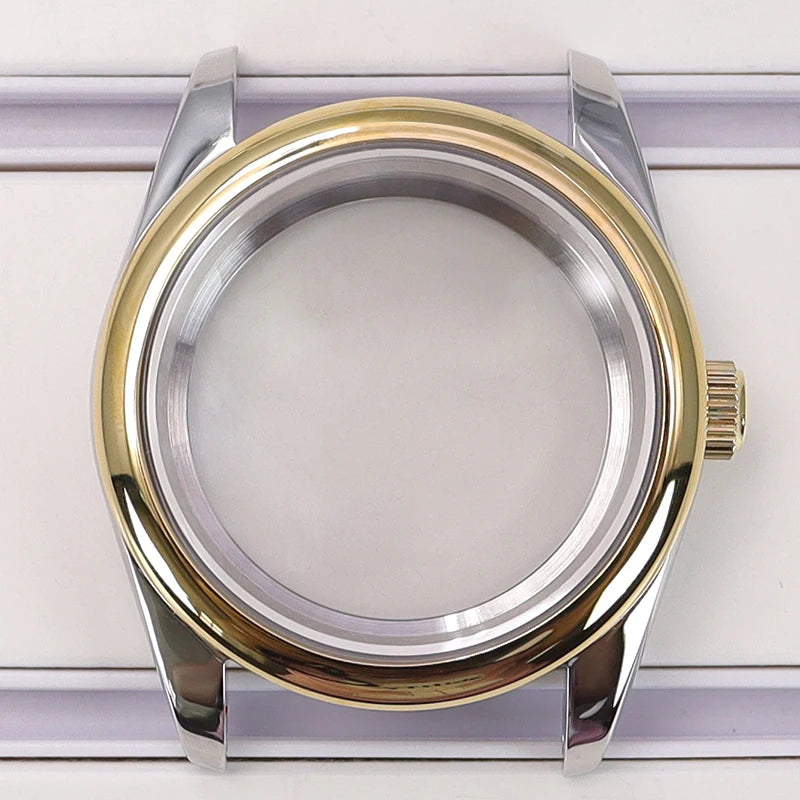 36/39mm Watch Case For NH35/36 NH38 NH70 Miyota 8215 Cases Sapphire Glass Oyster