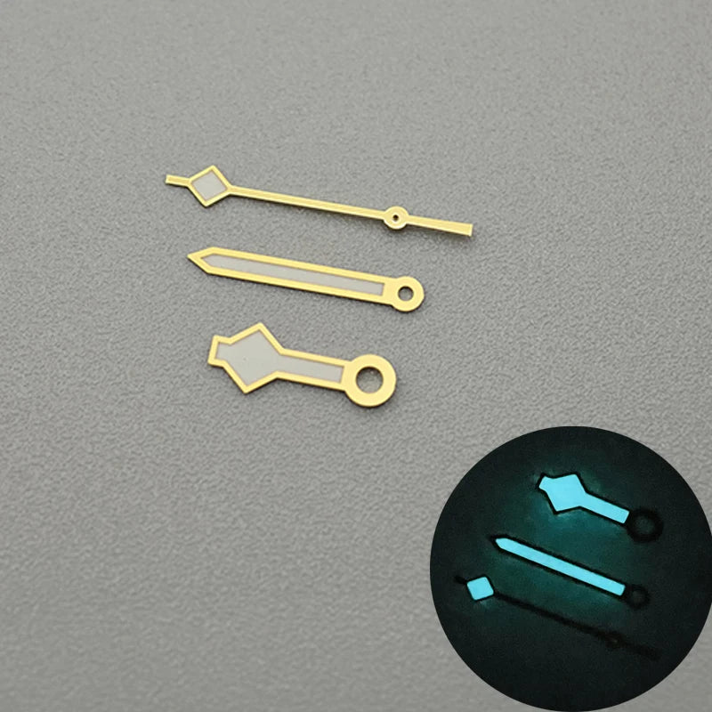 Blue Luminous Watch Hands Fits For SKX007 NH35 NH36 4R35 4R36 7S26 Diver's