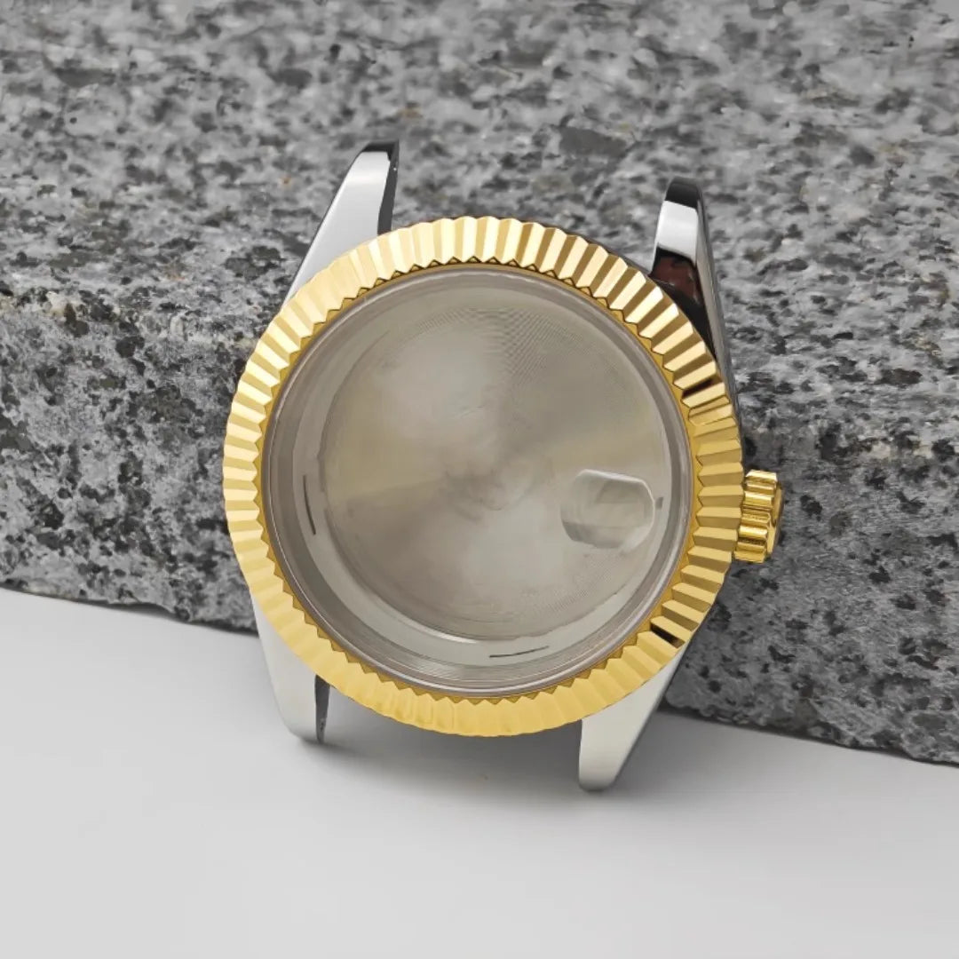 41mm Stainless Steel Watch Case with Sapphire Glass/ Strap for ETA2824 NH35 NH36