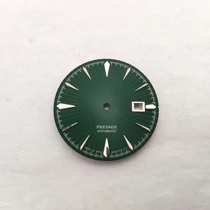 40mm  Steel Watch Case Dial Hands Kit for NH36 NH38 Bubble Mirror Shell Kit