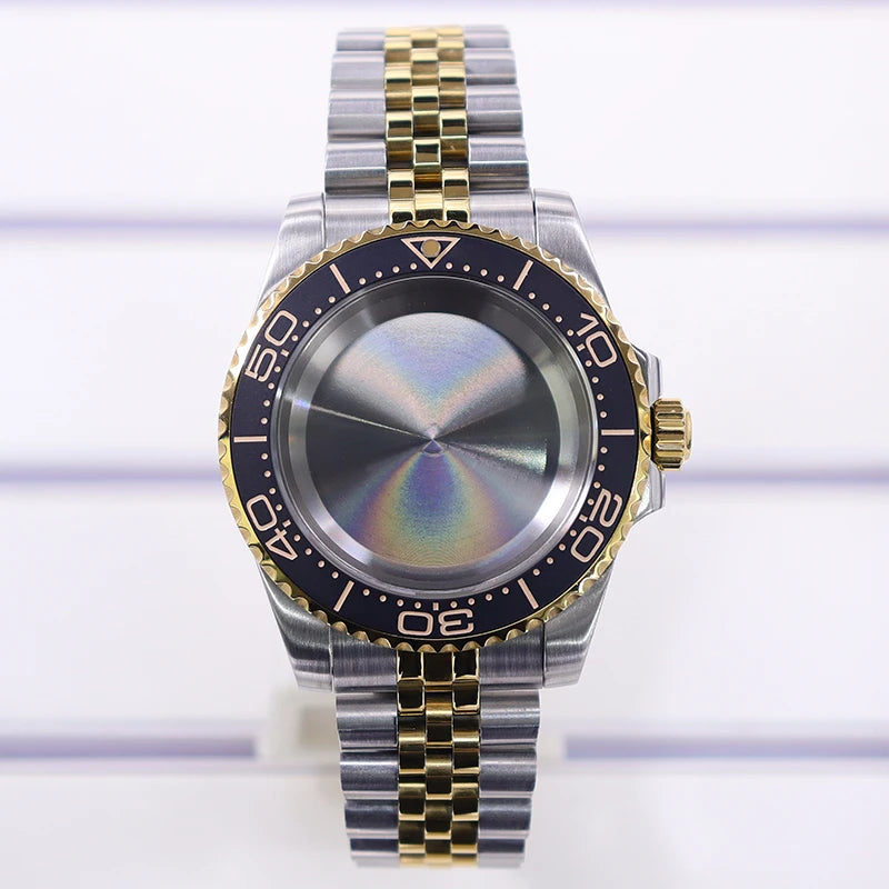 40mm Watch Case Sapphire Glass For Nh35 Nh34 Nh36 Nh72 2824 Miyota 8215 SUB GMT