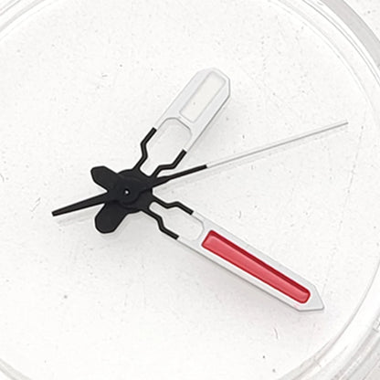 Black Red Pointer Weak Green Luminous Watch Hands for NH35/NH36 SKX007