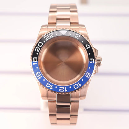 40mm Watch Case For NH35 NH36 NH70/8215/Eta2824 PT5000 NH34 Sapphire Glass