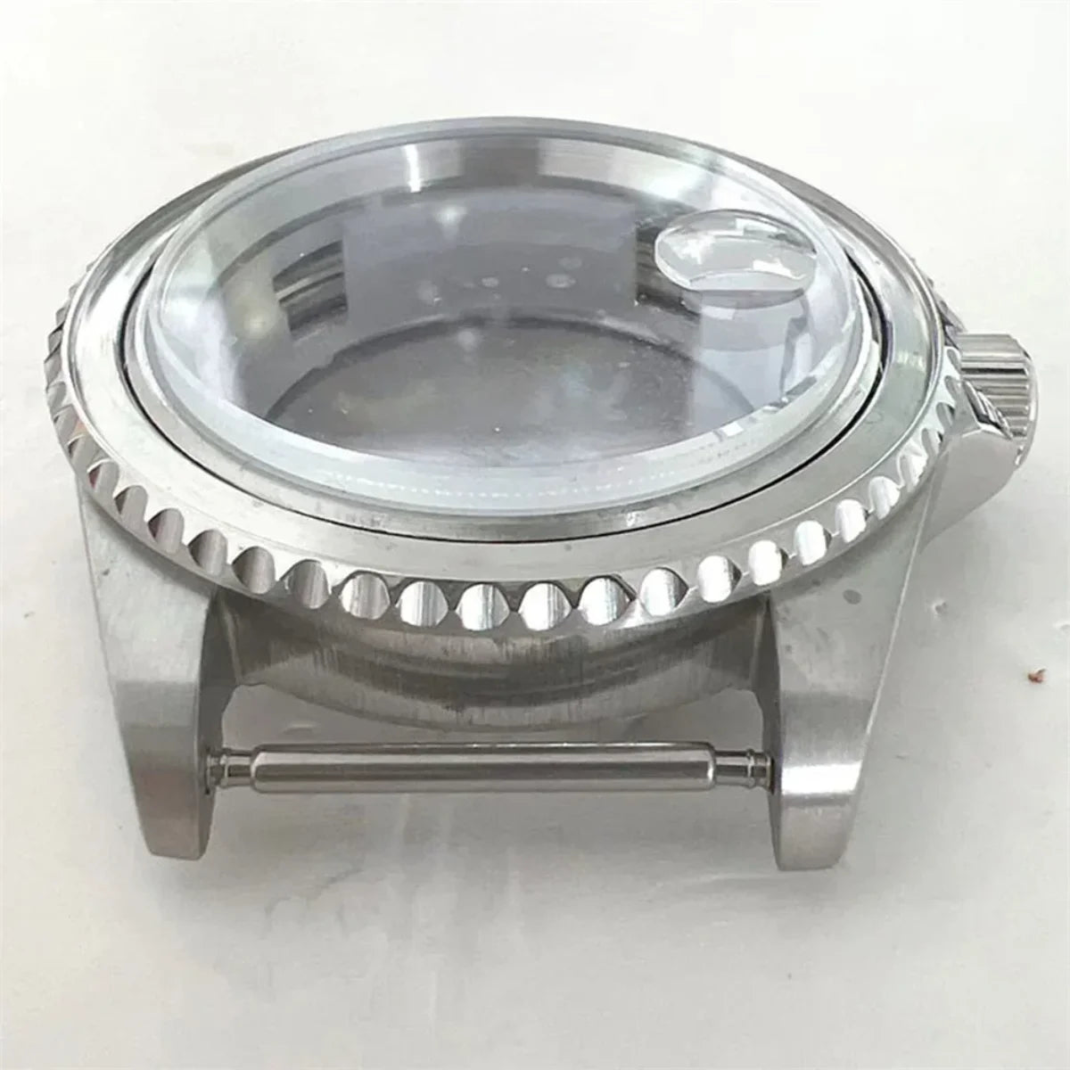40MM Stainless Watch Case Aluminum Bezel Sapphire for 8215/8200/8205/2813/3804
