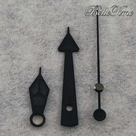 Modified Black Grey Watch Hands with Luminous For NH34/NH35/NH36/4R/7S Movement