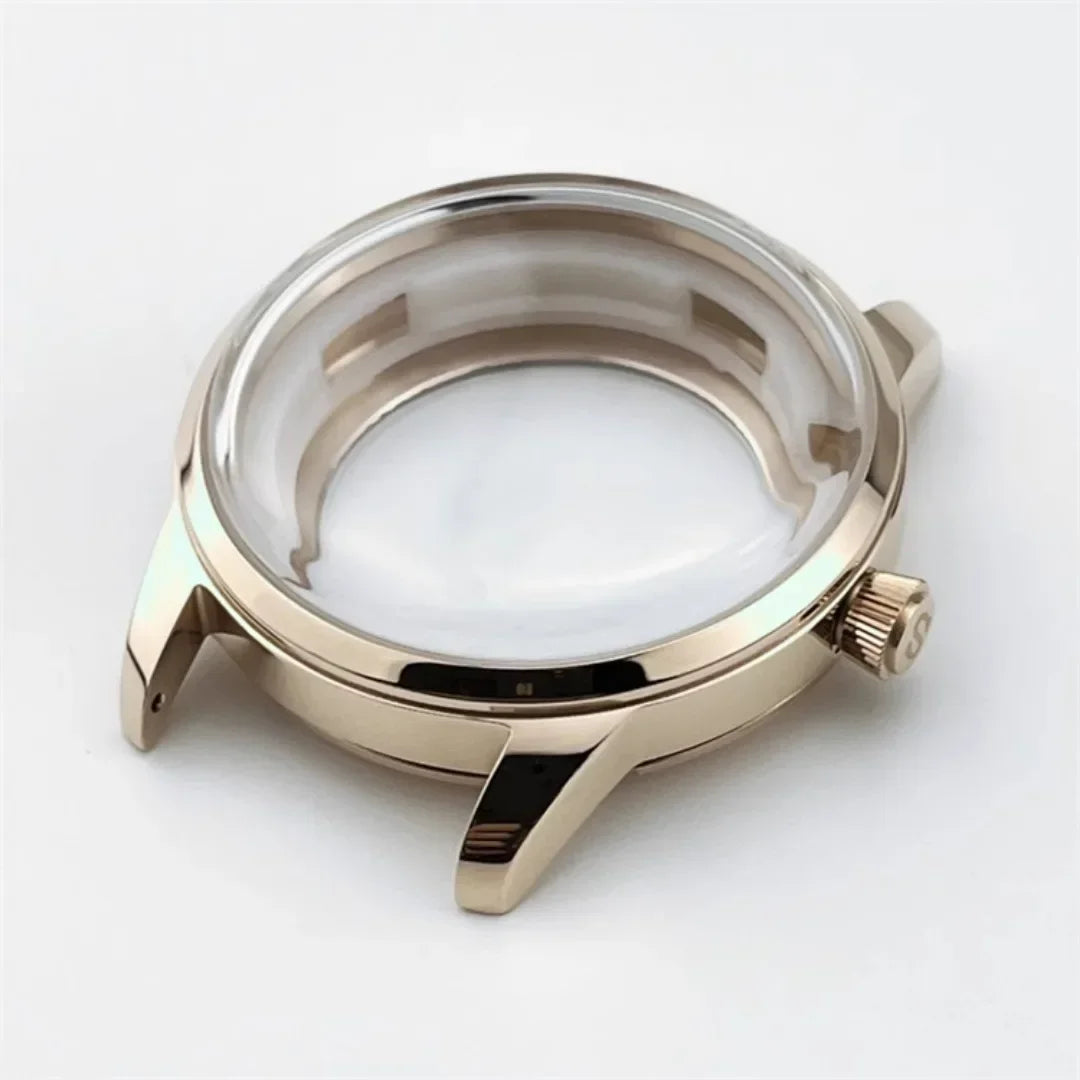 39.5mm Arch Glass Watch Case Stainless Steel Case for NH35 NH36 4R35A 4R36A