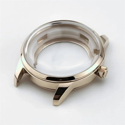 39.5mm Arch Glass Watch Case Stainless Steel Case for NH35 NH36 4R35A 4R36A