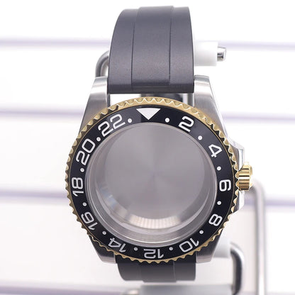 40mm Watch Case Set For GMT SUB Yacht NH34 NH35 NH36 NH39 8215 Eta2824 PT5000