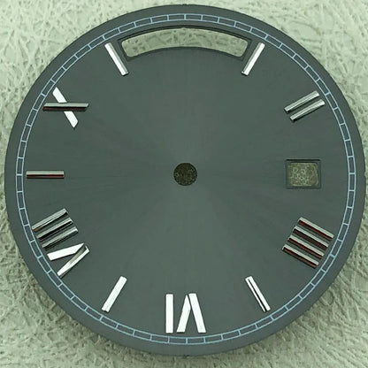 Modified 31mm Calendar Roman Numeral Multicolor Watch Dial For 8285 Movement