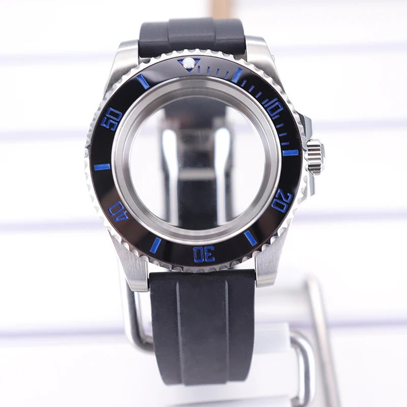 40mm Watch Case For 4R NH35 NH36 NH34/38 NH70 8215 Eta2824 PT5000 Sapphire Glass