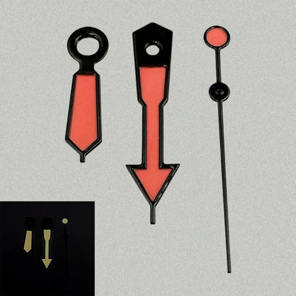 Modified Arrow Green Luminous Watch Hands Pointers for NH35/NH36/4R/7S Movement