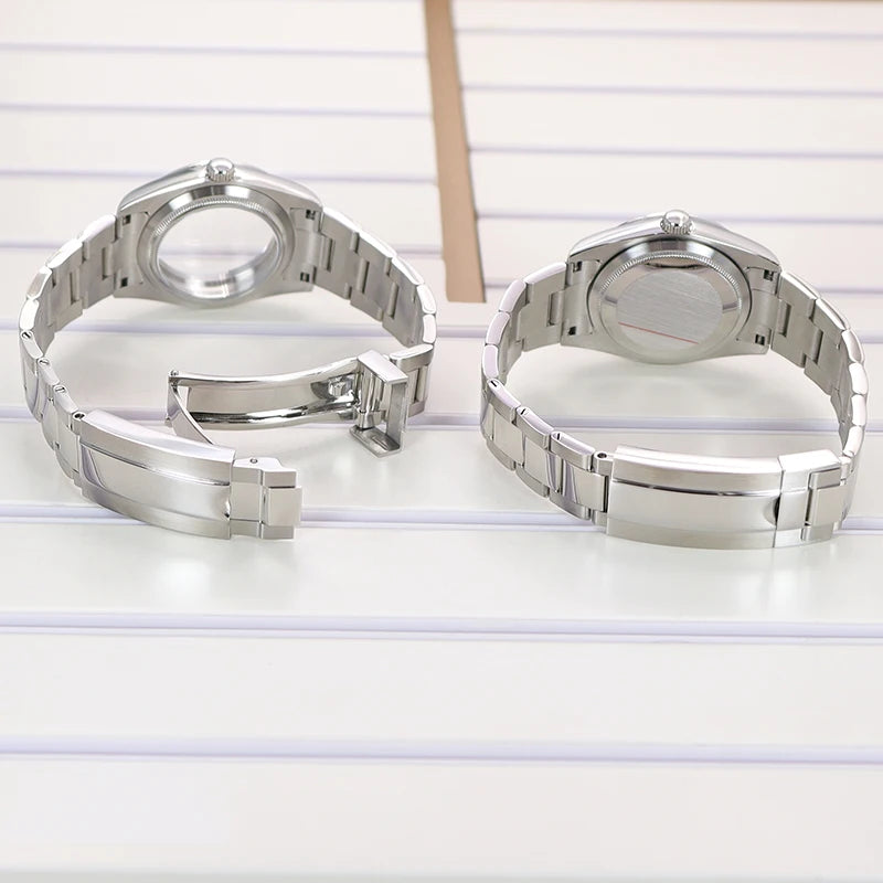 36/39mm Watch Cases and Strap Sapphire Glass For NH35 NH36 NH34 NH38 Miyota 8215