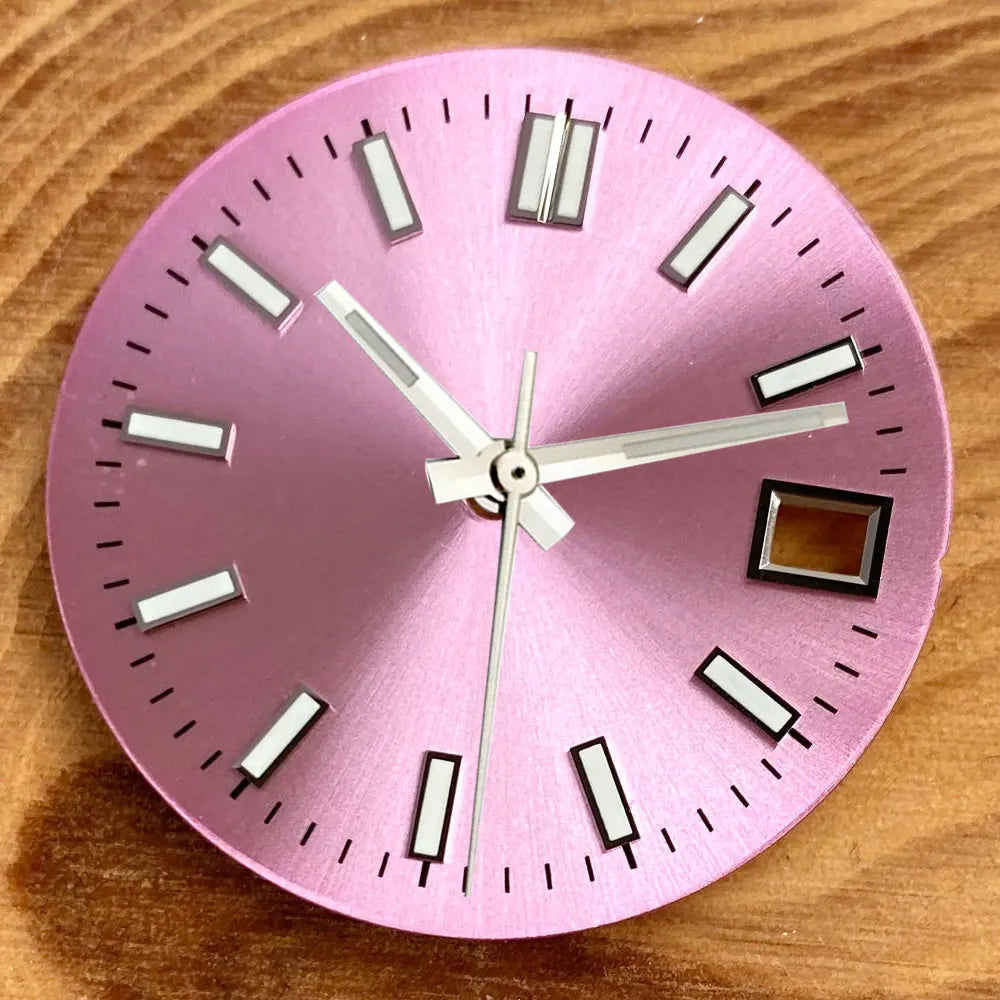 29mm Multicolor Watch Sunburst Dial Suitable For Date just NH35 NH35 NH36