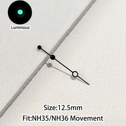 Green/Blue Green Luminous Watch Hands Fit NH35 NH36 Personalized Second Hand