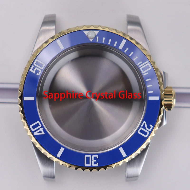 40mm Watch Case Sapphire For NH35 NH36 Eta2824 8215 Case 28.5mm Dial Submariner