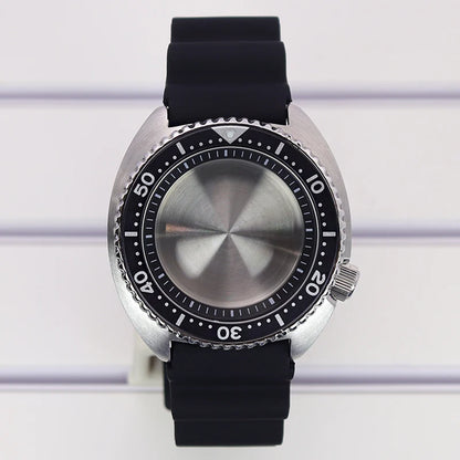 45mm Rubber Strap Sapphire Glass For NH35 NH36 NH34 NH38 4R36 fit 28.5mm Dial