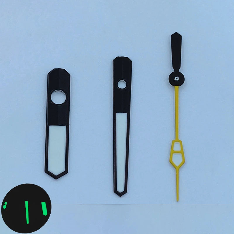 Watch Hands Green Luminous Fit for NH35 NH36 4R35 4R36 7S SKX007 SKX009 SRPD