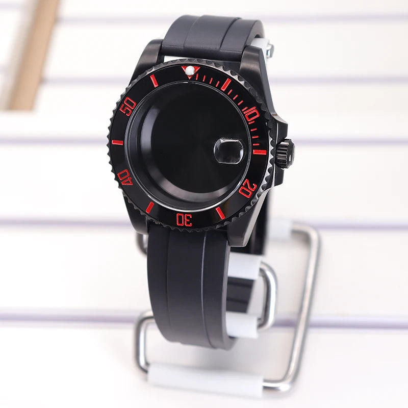 40mm Watch Case Sapphire For SUB NH35 NH36 NH34 GMT NH38 GMT Miyota 8215 Eta2824