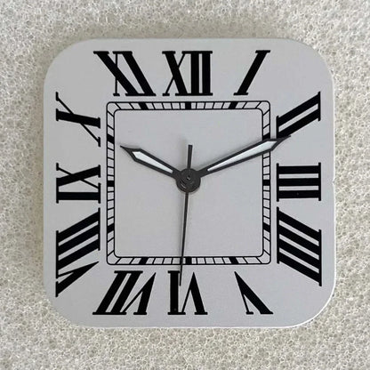 38mm 316L Stainless Steel Square Watch  Case Set for NH36 4R36 Movement