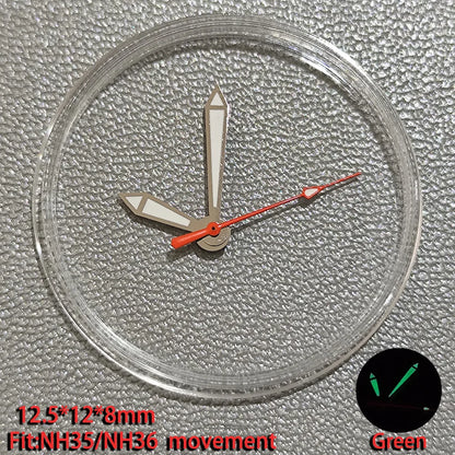 Watch Hands Pointer Luminous C3 Green Suitable for NH35/NH36 ETA 2836 2824