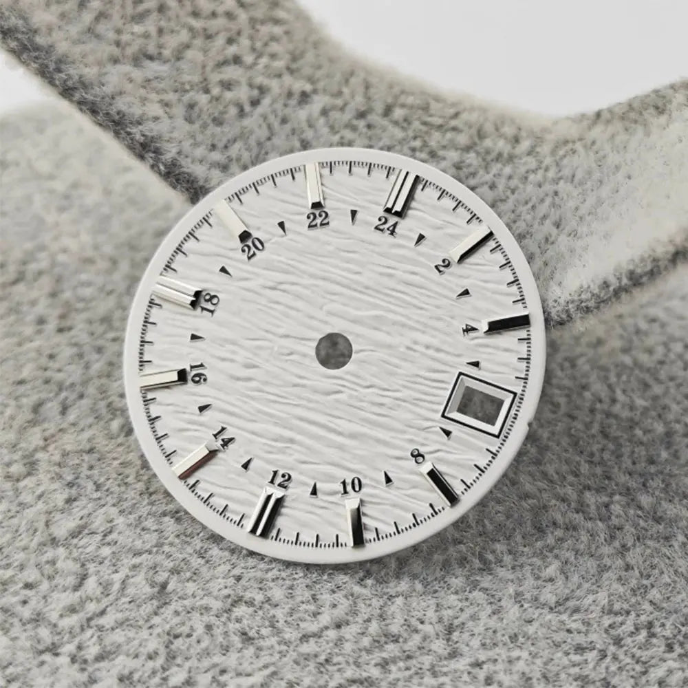 Modified 28.5mm Multicolor Water Ripple Shaped Watch Dial Suitable For NH35